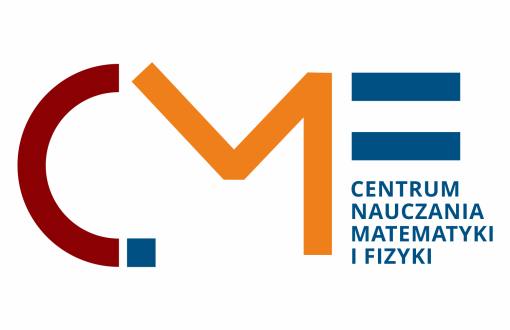 Logo Centrum Nauczania Matematyki i Fizyki, zawiera połączone litery C M F.