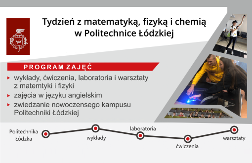 Tydzień z matematyką, fizyką i chemią w Politechnice Łódzkie. 