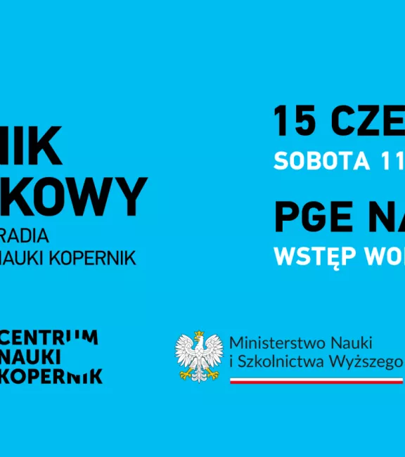Plakat promujący 27. Piknik Naukowy w Warszawie