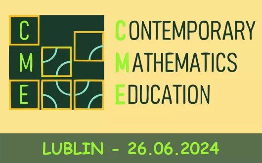 Plakat konferencji Contemporary Mathematics Education.