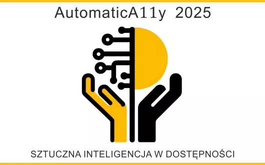 AutomaticA11y 2025. Sztuczna inteligencja w dostępności. Logo konferencji.