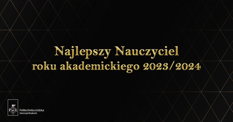 Plakat promujący wybory Najlepszego Nauczyciela Roku 