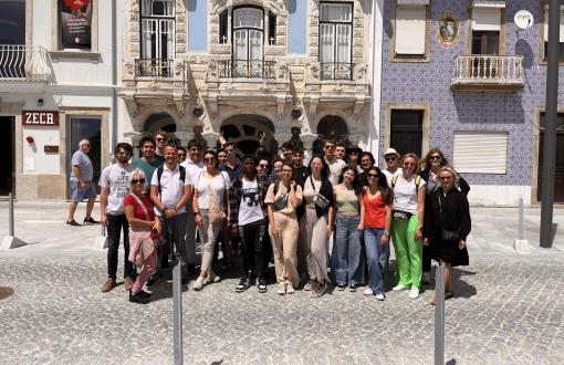 Uczestnicy Szkoły Letniej Math3DGeoVR w Aveiro w ramach programu Erasmus+ 