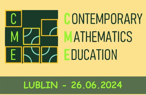 Plakat konferencji Contemporary Mathematics Education.